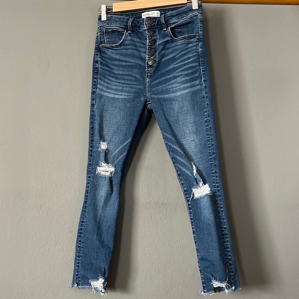 High-rise Abercrombie & Finch skinny Jean